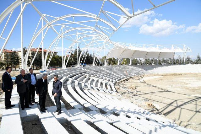 Mustafa Kemal Atatürk Güreş Alanı ve Spor Kompleksi’nde son aşamaya yaklaşıldı