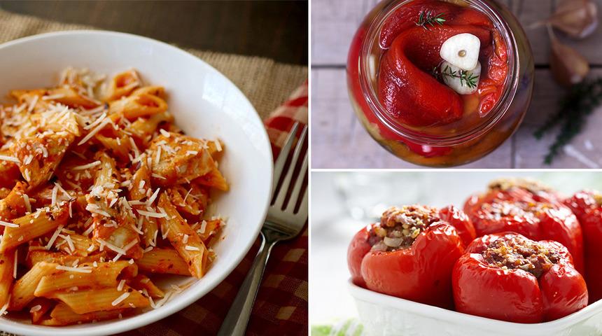 Rengi yeter! Pazar tezgahlarının gözdesi kapya biberle hazırlanan 4 enfes tarif