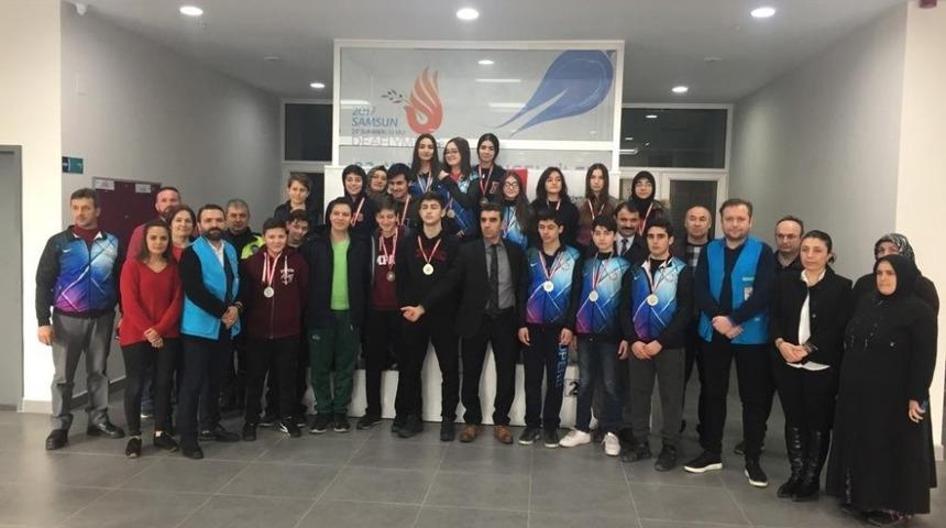 Bafra GSK atıcıları 12&rsquo;den vuruyor