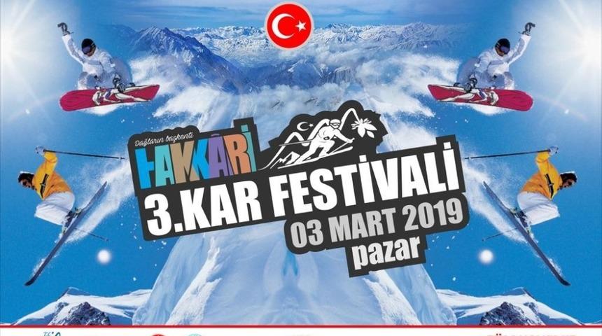 Hakk&acirc;ri&rsquo;de 3. Kar Festivali başlıyor