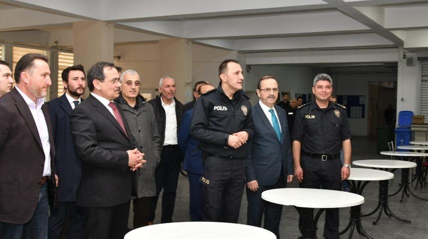 Cumhur İttifakı adayları polis okulunda