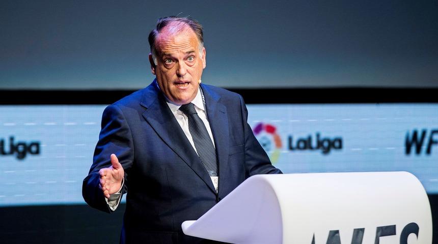 La Liga başkanı Javier Tebas'ın Premier Lig CEO'su olacağı iddia edildi