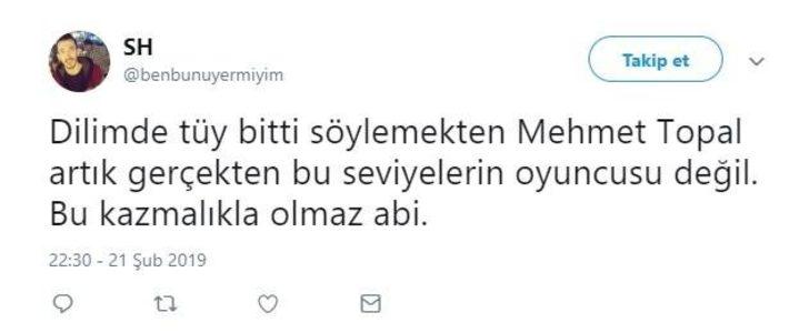 Zenit maçı sonrası Mehmet Topal sosyal medyayı salladı! G5