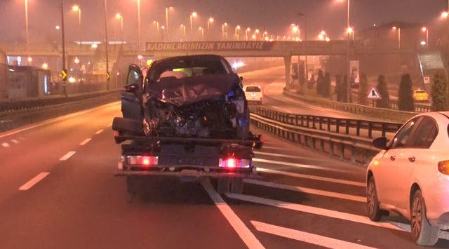 Haliç Köprüsü'nde art arda 2 trafik kazası: 4 yaralı 
