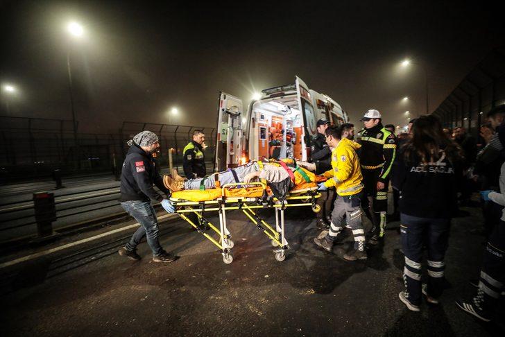 Haliç Köprüsü'nde zincirleme kaza! 3 yaralı G4