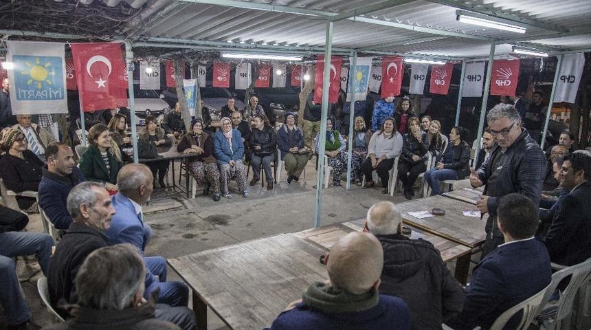 CHP Kuşadası Belediye Başkan Adayı &Ouml;mer G&uuml;nel, Yaylak&ouml;yl&uuml;lerle buluştu