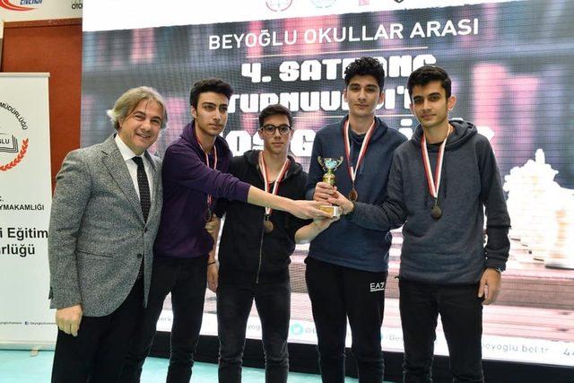 Beyoğlu Okullar Arası Satranç Turnuvasının galipleri belli oldu