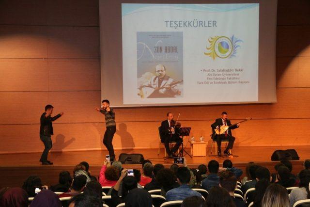 Bozkırın Tezenesi Ertaş NEVÜ’de türkülerle anıldı