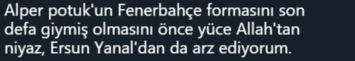 Fenerbahçeli taraftarlardan Alper Potuk tepkisi G4