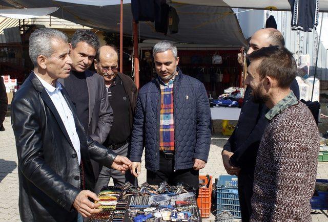 Dülgeroğlu, seçim çalışmalarını sürdürdü