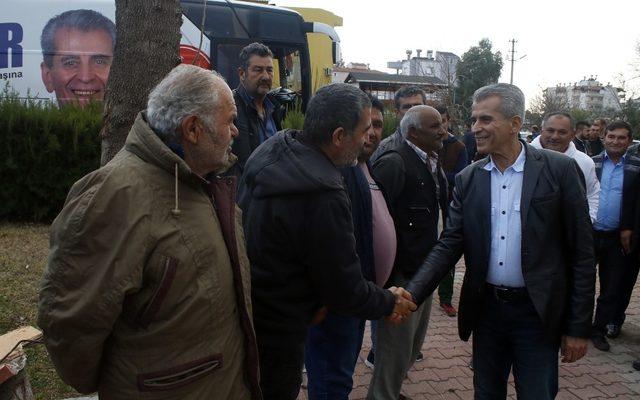 Dülgeroğlu, seçim çalışmalarını sürdürdü