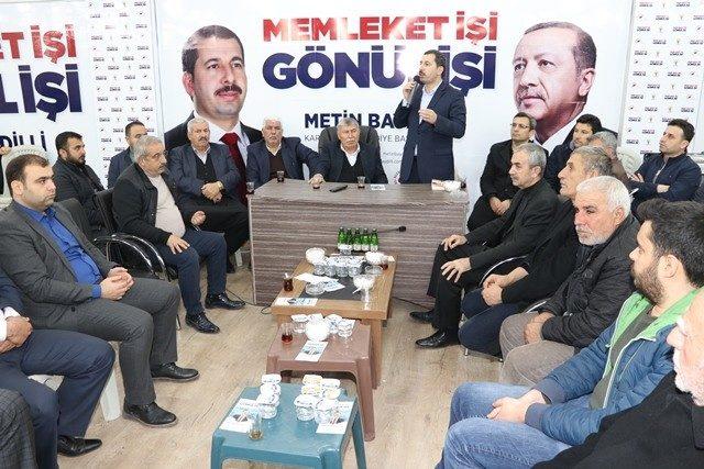 Başkan Adayı Baydilli seçim bürosunda vatandaşları ağırlıyor