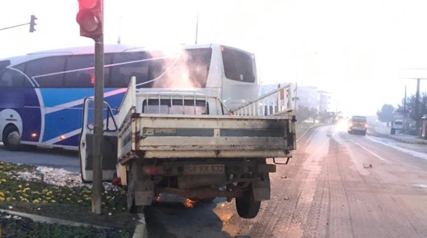 Milas&rsquo;ta trafik kazası; 1 yaralı