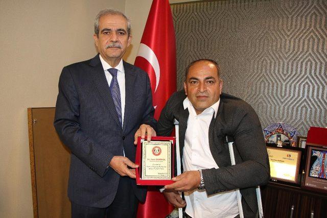 Ortopedik Engelliler Derneğinden Demirkol&rsquo;a ziyaret 2