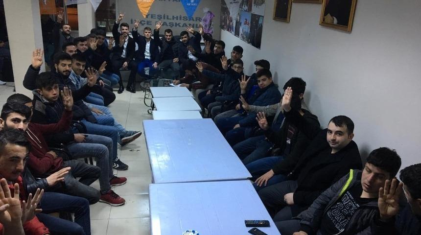 AK Parti Yeşilhisar Gen&ccedil;lik Kolları Toplantısı yapıldı