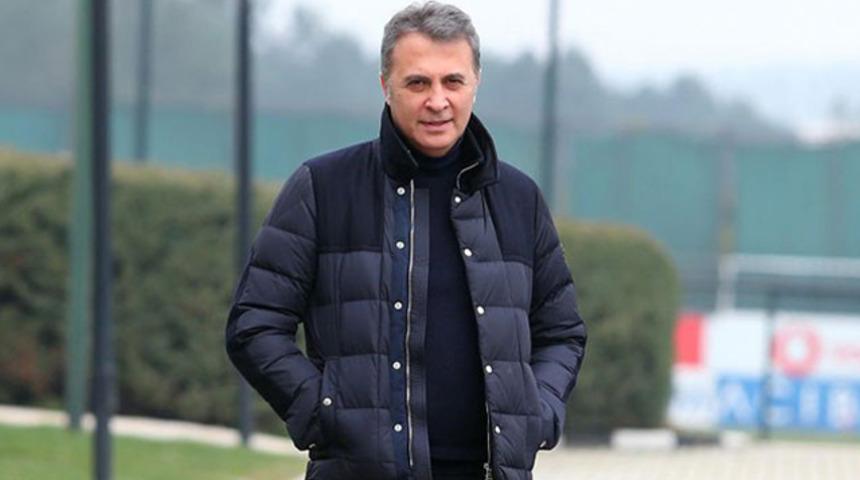 Beşiktaş Başkanı Fikret Orman antrenmanı takip etti