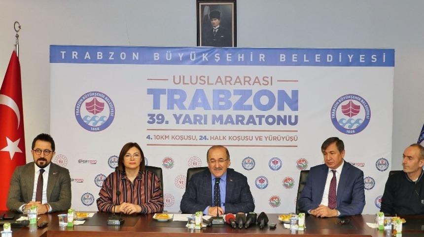 39. Uluslararası Trabzon Yarı Maratonu Pazar g&uuml;n&uuml; koşulacak
