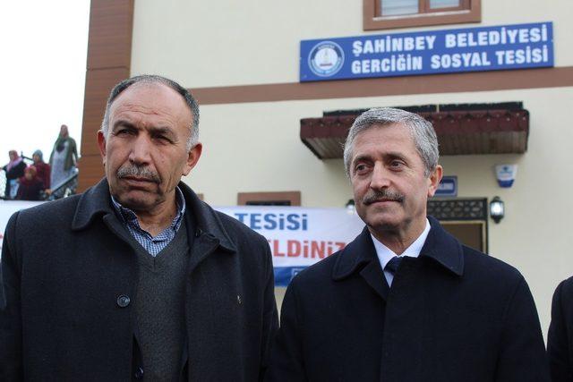 Şahinbey’de Gerciğin Sosyal Tesisi’nin açılışı yapıldı