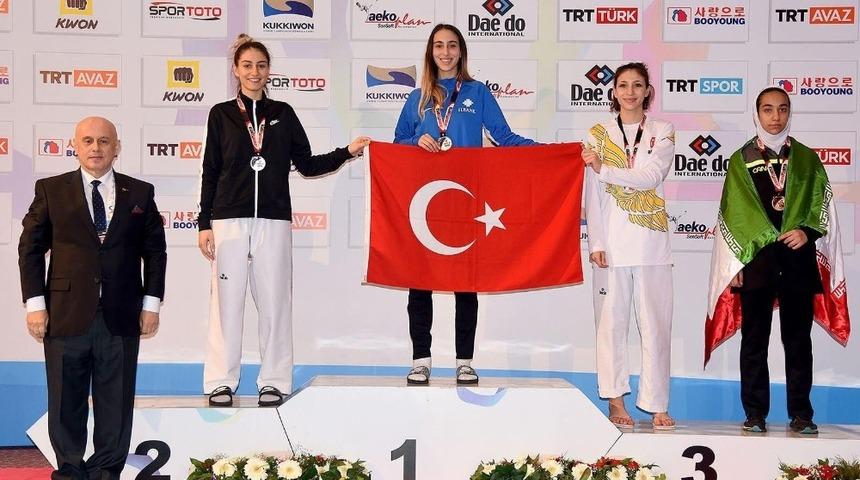 Meram Belediyesporlu tekvandocu Türkiye’nin gururu oldu