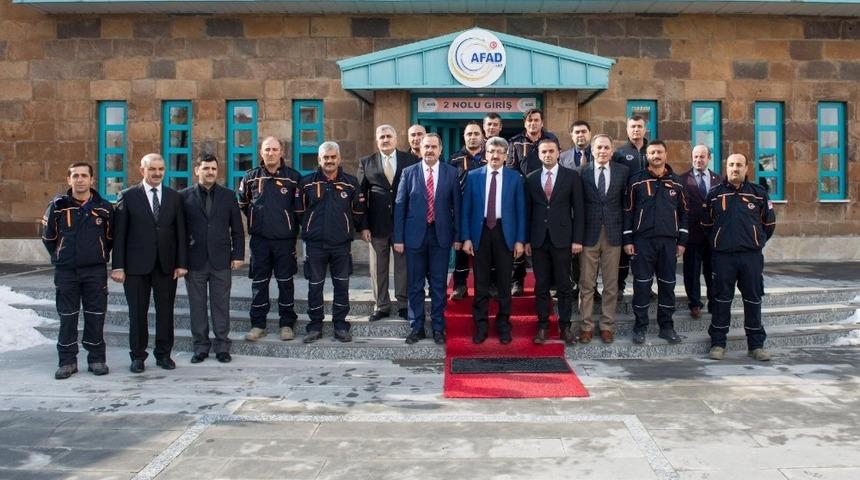 Vali Bilmez, AFAD&rsquo;ı ziyaret etti