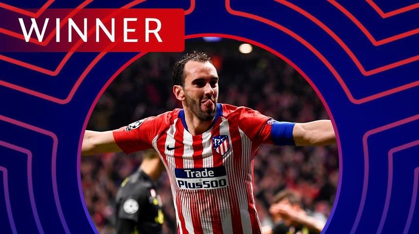 Şampiyonlar Ligi'nde haftanın futbolcusu Diego Godin