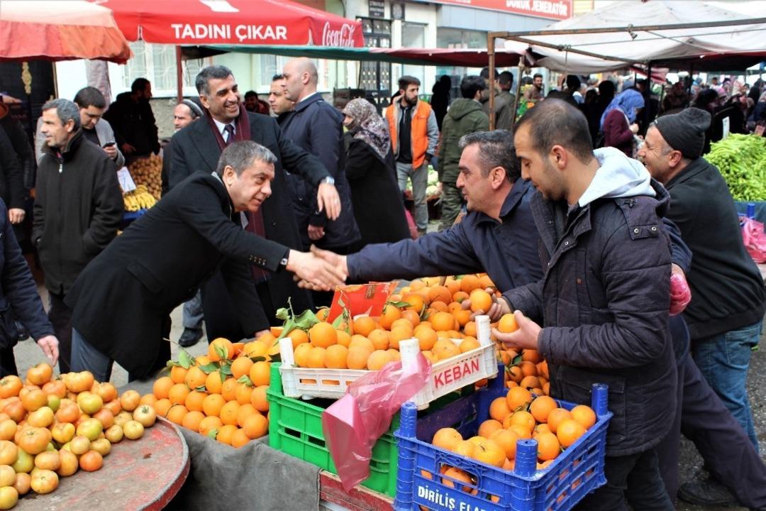 Başkan Adayı Şekerdağ, Milletvekili Erol&rsquo;la se&ccedil;im &ccedil;alışmalarına devam ediyor