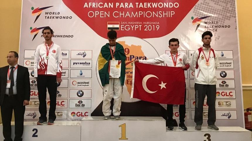 Karabüklü sporcu Afrika Para Taekwondo Şampiyonası’ndan bronz madalya ile döndü
