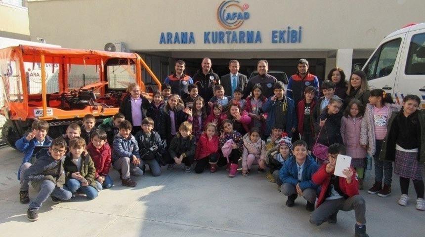 Miniklerden AFAD&rsquo;a ziyaret