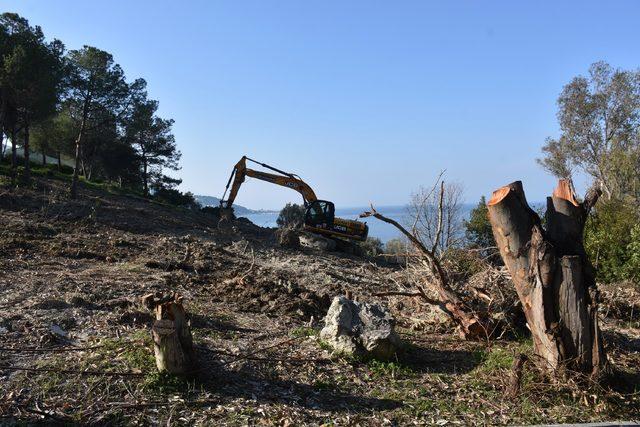 Kuşadası'ndaki alan için 'Kafeterya olmasın Botanik Park'a dahil edilsin' talebi