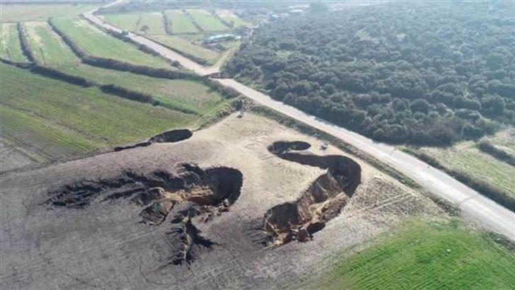 İzmir’de düdenlerin oluştuğu bölge trafiğe kapatıldı  G1