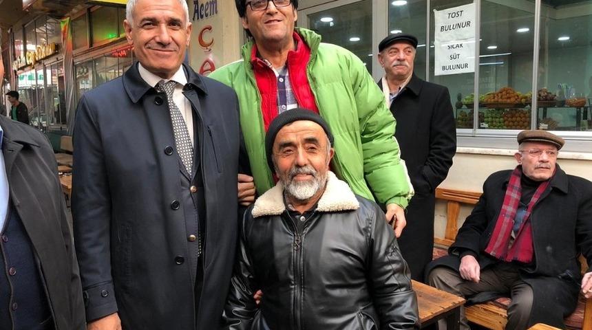 Başkan adayı G&uuml;der, esnaflarla bir araya geldi