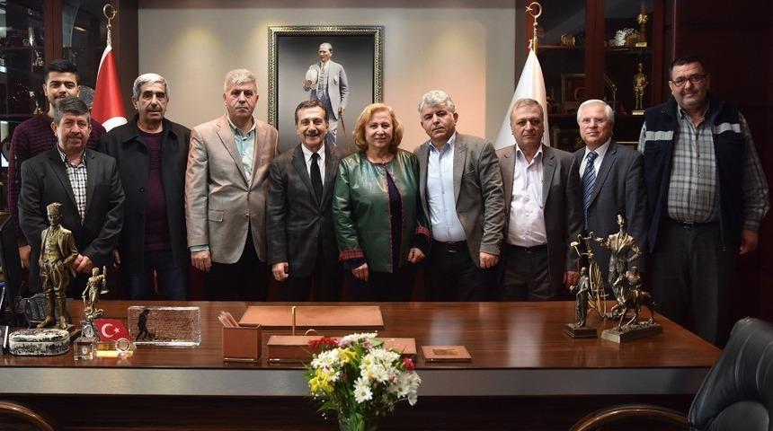 Karatepelilerden Başkan Ataç’a ziyaret