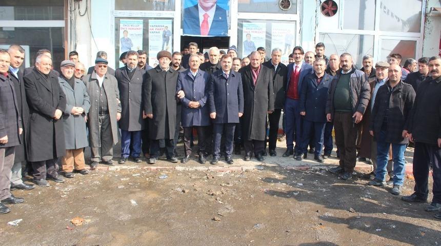 Ak Parti Taşlı&ccedil;ay&rsquo;da se&ccedil;im b&uuml;rosu a&ccedil;tı