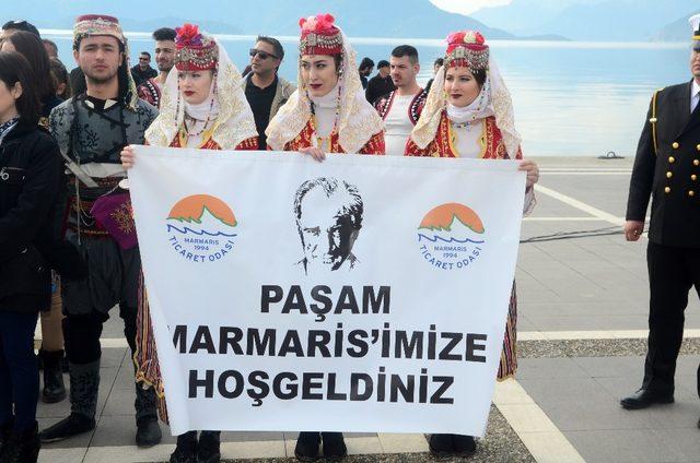 Atatürk’ün Marmaris’e gelişi törenle kutlandı