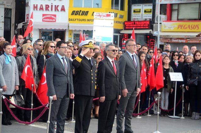 Atatürk’ün Marmaris’e gelişi törenle kutlandı