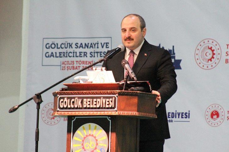 Bakan Varank açılışını yaptığı sanayi sitesinde kaynak yaptı G2
