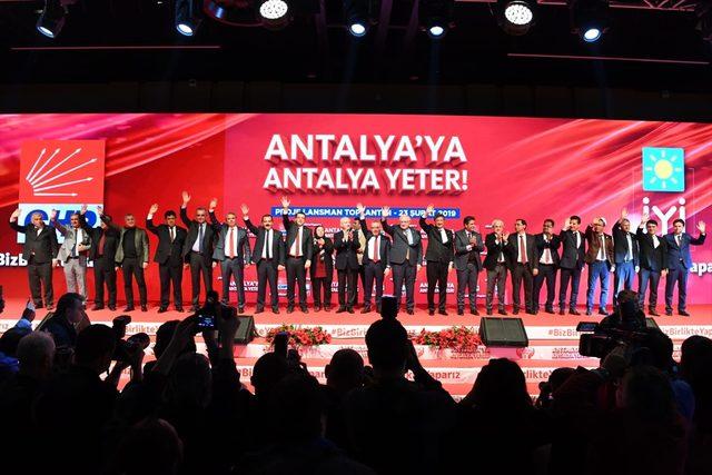 CHP Genel Başkanı Kemal Kılıçdaroğlu, Antalya'da