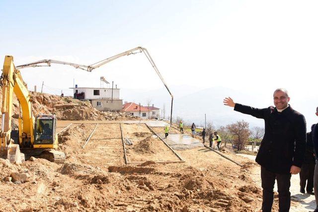 Başkan Uçak Çok Amaçlı Düğün Salonunun temelini attı