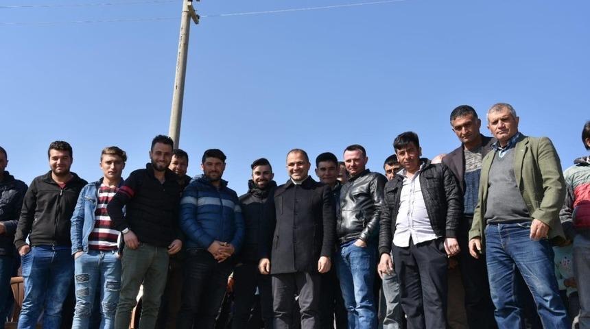 Başkan U&ccedil;ak &Ccedil;ok Ama&ccedil;lı D&uuml;ğ&uuml;n Salonunun temelini attı