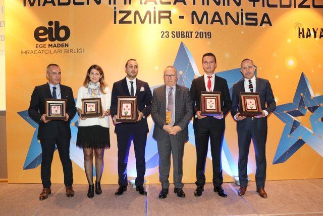 İzmir ve Manisalı maden ihracatçılarının gurur gecesi