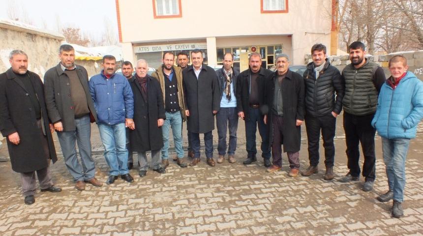 Malazgirt Ziraat Odası Başkanı Kılı&ccedil;&rsquo;tan k&ouml;y ziyaretleri