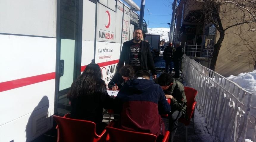 Pülümür’de  kan bağışına destek