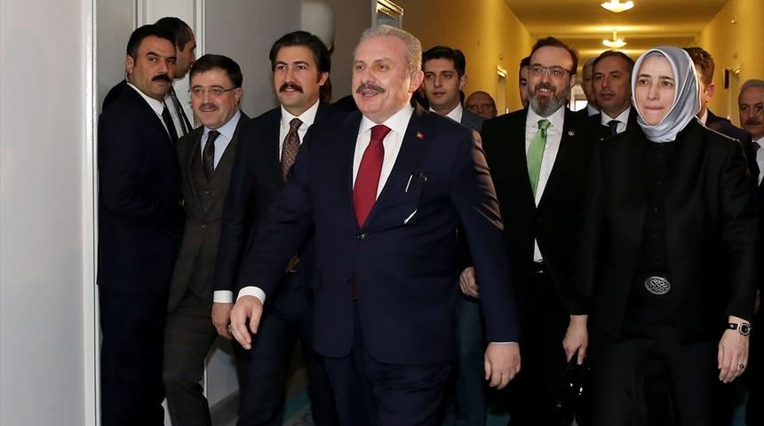 TBMM Başkan adayı Şentop'tan parti gruplarına ziyaret