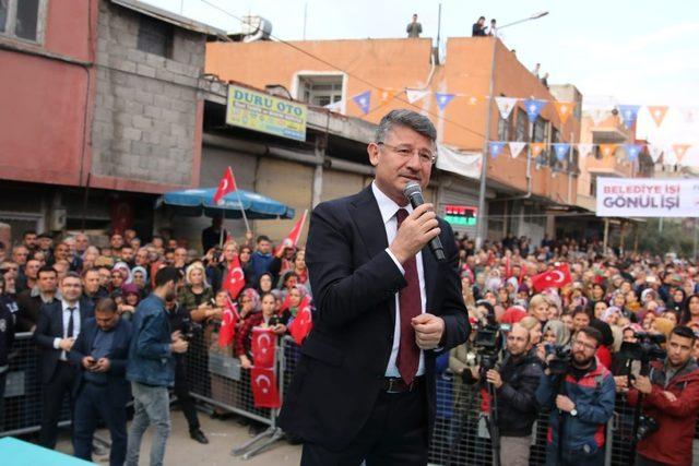 Çelik, Fikret Yeni’nin seçim ofisi açılışını yaptı