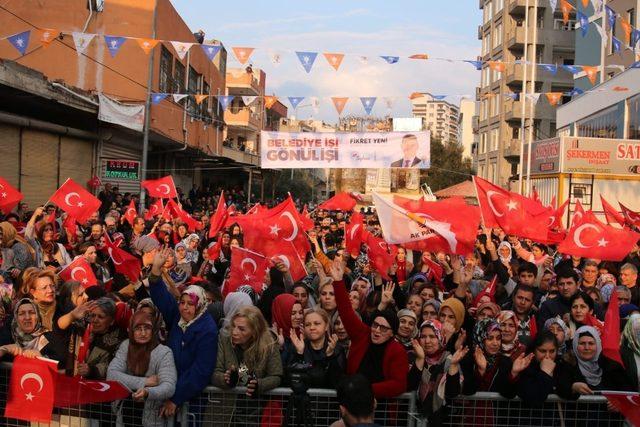 Çelik, Fikret Yeni’nin seçim ofisi açılışını yaptı