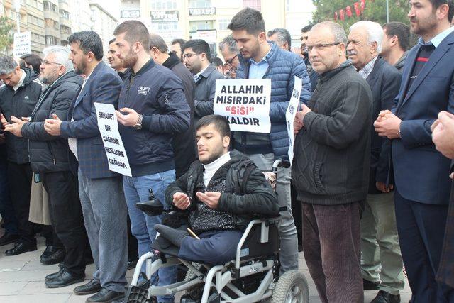 Elazığ’da Mısır’daki idamlara tepki