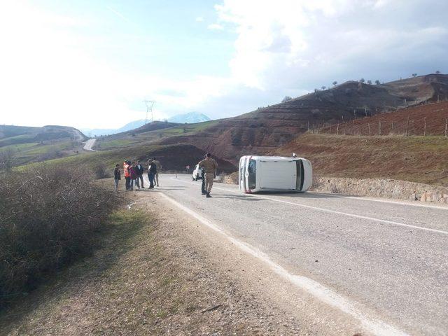 Giresun-Sivas karayolunda trafik kazası: 7 yaralı