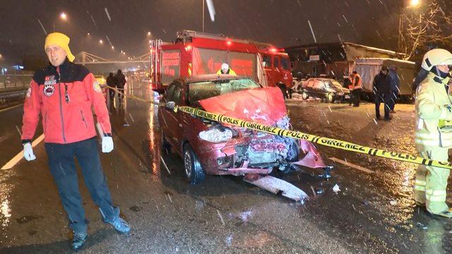 Çekmeköy’de feci kaza: 1 ölü 3 yaralı (2)