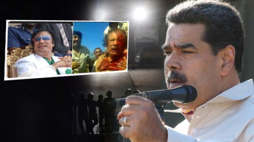 ABD'li Senat&ouml;r Rubio'dan Maduro'ya Kaddafi fotoğrafıyla tehdit