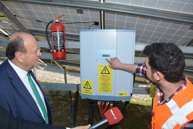 Efeler Belediyesi güneş enerji santralini hizmete açtı